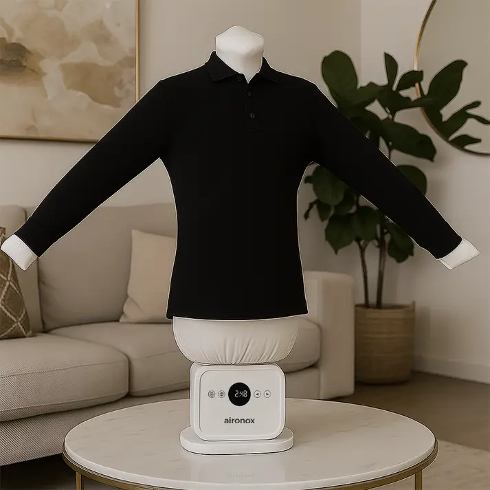 Detalhe do painel digital e manoplas